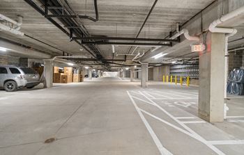 Underground Parking  at Harbor at Twin Lakes 55+ Apartments, Roseville, 55113